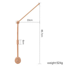 Load image into Gallery viewer, Wooden Baby Rattle Crib Mobile Holder for Newborns
