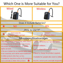 Load image into Gallery viewer, LEIBOO Wireless Car Air Compressor Air Pump Electric Tire Inflator Pump for Motorcycle Bicycle AUTO Tyre with Digital Display
