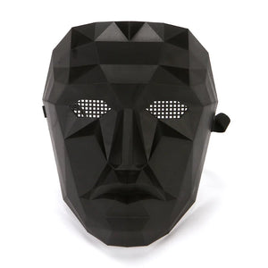 Korean Cosplay TV Disguise Mask Square Circle Triangle full face mask for HALLOWEEN Party Role Play Outfit
