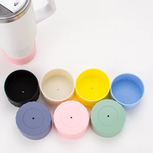 Silicone Boot Sleeve for Stanley 40 oz Quencher & IceFlow 20oz 30oz, Protective Tumbler Cup Boot Sleeve Water Bottle Accessories