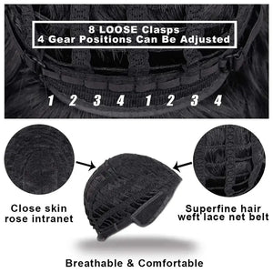 Short  Natural Curly Hair For Male Young Men Heat Resistant Fiber Synthetic Wigs