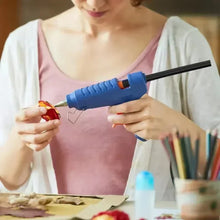 Load image into Gallery viewer, Black Hot Melt Glue Sticks - EVA Adhesive for DIY, Crafts, and General Repairs
