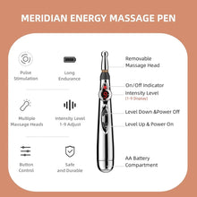 Load image into Gallery viewer, Electronic Acupuncture Pen Acupuncture Point Pen Acupuncture Point Pen Meridian Energy Meridian Pen Acupuncture Acup Massage Pen
