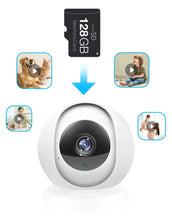 Load image into Gallery viewer, 5MP HD IP Camera Smart Auto Tracking Indoor Baby Monitor Wifi Surveillance Camera Security Home Night Vision Video Two-Way Audio

