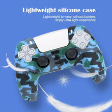 Load image into Gallery viewer, DATA FROG Camo Protective Skin Cover For SONY Playstation 5 Silicone Case Grip for PS5 Controller Accessories
