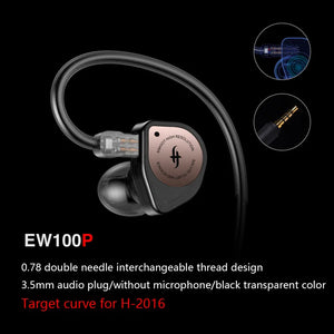 SIMGOT EW100 이어폰 유선이어폰 인이어 In-earHiFi Wired Headphone Dual-Magnetic-Circuit Dual-Cavity Dynamic For Computer Games Music Earplug