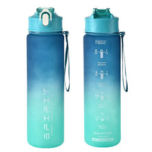 Load image into Gallery viewer, 800ML Large Capacity Sports Water Bottle | Leak-Proof BPA-Free Plastic Jug with Straw &amp; Rope for Gym, Outdoor &amp; Travel
