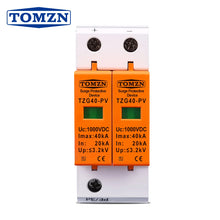 Load image into Gallery viewer, TOMZN SPD DC 1000V 800V 600V 500V 20KA~40KA House Surge Protector Protective Low-voltage Arrester Device

