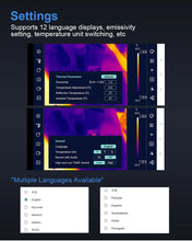 Load image into Gallery viewer, TOOLTOP T7 256*192 Android Type-C Thermal Imager 25Hz Mobile Thermal Imaging Camera for Solar Panel Power Device Fault Detect
