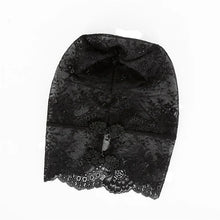Load image into Gallery viewer, Women Sexy Black Lace Mask Masquerade Party Mask Unisex Adult Lace Full Face Hood Head Cover Festival Halloween Cosplay Eye Mask
