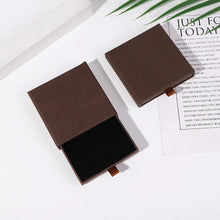 Load image into Gallery viewer, 10pcs Kraft Paper Jewelry Boxes for Necklace Bracelet Earrings Gifts
