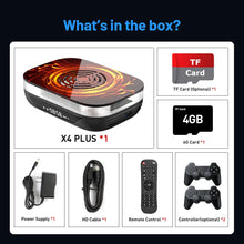 Load image into Gallery viewer, KINHANK Amlogic S905X4 Retro Video Game Console Super Console X4 Plus 90000 Game for 60+ Emulators Arcade/MAME/NAOMI 4K HD TVBox
