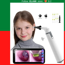 Load image into Gallery viewer, Otoscope Ear Wifi 3PCS  Wireless Portable Visual Earwax Cleaning Medical Endoscope Camera for iPhone Android Phone Smart Home
