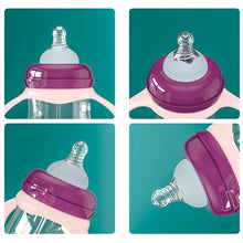 Load image into Gallery viewer, Baby Milk Feeding Bottle Set With Handle Infant Bottles Silicone Nipple BPA
