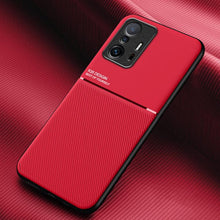 Load image into Gallery viewer, Thin Simple Leather Fashion Phone Case Magnetic Leather Case For Xiaomi Mi 11T 10T 9T 12T Pro Mi11T 12 12X Redmi Note 11 11S 10 9 Pro 10S 9S POCO X3 X4 Pro NFC Cover
