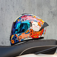 Load image into Gallery viewer, Full Face Racing Helmets Winter Warm Double Visor Motorcycle Helmet Motorbike Sports helmet LVS-701
