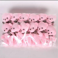Load image into Gallery viewer, 12Pcs/Lot Soft Stuffed Bear Plush Toys Mini Teddy Bear Dolls Toy Small Gift Party Wedding Keychain Bag Pendant Teddy Key Chain
