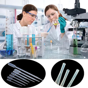 10 Pieces 0.2 / 0.5 / 1/2/3/5 / 10ML Laboratory Pipette Plastic Disposable Graduated Container Liquid Dropper Equipment Straw