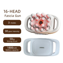 Load image into Gallery viewer, 16-Head Fascia Gun High-Frequency Vibration Body Massage Gun Waist and Back  Massager Neck Shoulder Massager Muscle masajeador
