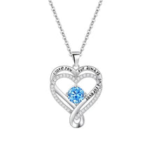 Load image into Gallery viewer, Elegant Style Heart shaped Pendant Necklace Hollow Design Mother's Day Gift Party Suitable for Best Friends Without Box
