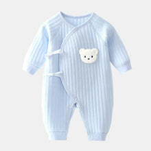 Load image into Gallery viewer, Baby Winter Bodysuit (0–6M) – Thick Cotton Animal Print Onesie for Boys &amp; Girls
