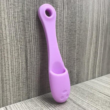 Load image into Gallery viewer, Soft Pet Finger Brush Cats Brush Toothbrush Tear Stains Brush Eye Care Pets Cleaning Grooming Tools Dog Cat Cleaning Supplies Soft Silicone Toothbrush with Long Handle for Dog Cat Pet Dental Care
