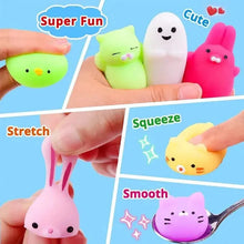 Load image into Gallery viewer, 20 Pcs Random Cute Animals Vent and Relieve Stress with Toys and Small Gifts Soft Rubber Animal Pinching
