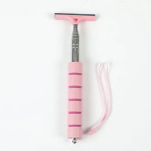 Load image into Gallery viewer, Car Rearview Mirror Wiper Cleaning Tool Auto Glass Mist Cleaner Scraper Car Accessories Handle Telescopic Window Cleaning Brush
