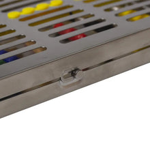Load image into Gallery viewer, Dental Sterilization Tray Case Box Holder Large size Autoclave Sterilizer Instrument Dental Cassette File Burs Disinfection Tray
