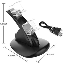 Load image into Gallery viewer, For PS4 Controller Charger LED Charging Stand Holder Dock Station Cradle for Sony Playstation 4 / PS4 Pro /PS4 Slim Accessories
