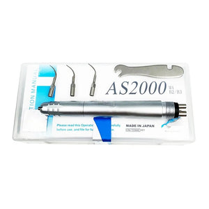 2/4 Holes Dental Ultrasonic Air Scaler AS2000 with 3 Tips Tooth Calculus Remover Cleaning Handpiece Whiten Tooth Cleaner
