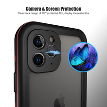 Load image into Gallery viewer, Waterproof Case For iPhone 14 13 12 11 Pro Max 14Plus 12Pro Durable Water Proof Cover Sport 360 Protect iPhone12 Mini  Waterproof Case for iPhone Drop Resistant Iphone Clear Back
