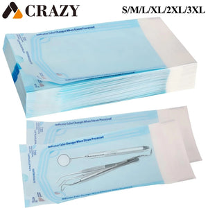 20/15pcs Self-sealing Sterilization Pouches Bags Disposable Medical-grade Storage Bags Dental Makeup Piercing Tattoo Accessories