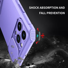 Load image into Gallery viewer, Unique Cover with Camera Protection Heavy Duty Shockproof Protective iPhone 13 Pro Case ShockProof Case For iPhone 13 12 11 Pro Slide Camera Protection Case Dual Layer Armor Case Back Cover
