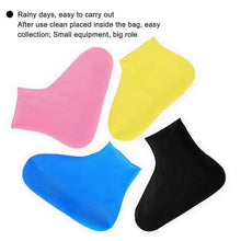 Load image into Gallery viewer, Reusable Silicone Waterproof Shoe Covers – Non-Slip Rain Boot Overshoes
