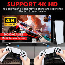 Load image into Gallery viewer, GB5 Video Game Console 256GB/128GB/64G 50000 + Retro Games HD TV Game Box 5 Two Gamepads For PS1/PPSPP/MAME Arcade Gaming Stick
