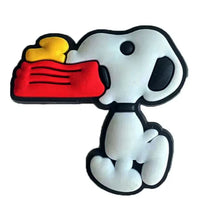Load image into Gallery viewer, 15pcs/set Snoopy Cartoon Shoe Charms Accessories Shoe Decoration Clog Sandal Buckle Children&#39;s Holiday Party Gifts
