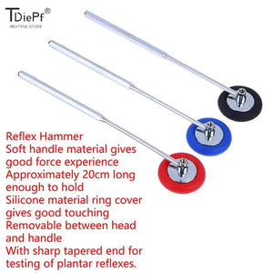 1Pcs Percussion Hammer Medical Neurological Percussion Knee Examination Diagnostic Percussor Reflex Massage Tendon Hammer Health