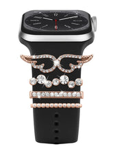 Load image into Gallery viewer, Decoration For Apple watch band 8 6 7 4 se 42mm Diamond Jewelry ring Accessories samsung/Huawei wristband 20/22mm watch strap
