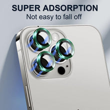 Load image into Gallery viewer, Camera Lens Protector for iPhone 14 Pro Max Plus 13 12 Mini 14Pro iPhone14 13Pro 14Plus 12Pro Glass Protection Protective Film  Metallic Camera Ring Lens Protector with Glass Cover
