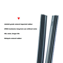 Load image into Gallery viewer, 2PCS Frameless Car Windshield Windscreen Wiper Blade Soft Vehicle Insert Rubber Strip (Refill) 6mm 26&quot;28&quot;30&quot;32&quot; Car Accessories
