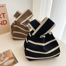 Load image into Gallery viewer, Handmade Knitted Women’s Small Handbag – Casual Mini Tote Wrist Bag
