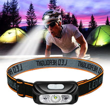 Load image into Gallery viewer, Mini Rechargeable Powerful Sensor Headlamp Fishing Camping USB Head Flashlight COB LED Head Light Torch Headlights Front Lantern
