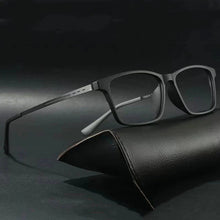Load image into Gallery viewer, Super Light Rubber Titanium Glasses – Square Prescription Frame Unisex
