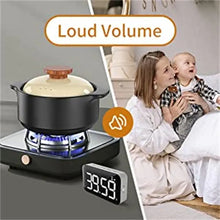 Load image into Gallery viewer, NOKLEAD Kitchen Timer Rechargeable Digital Timer Large LED Magnetic Countdown Timer Cooking Shower Study Fitness Stopwatch Timer
