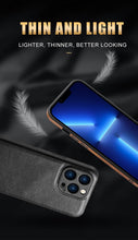 Load image into Gallery viewer, Luxury PU leather Phone Case For iPhone 14 13 Pro Max 12Pro 11Pro Max 13 12 Pro XS MAX XR X SE 7 8 plus Fashion Back Cover Leather Back Case for iPhone 14 Pro  Shockproof Cover for iPhone

