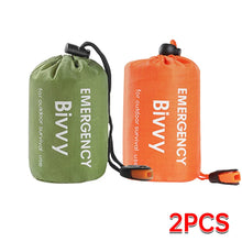 Load image into Gallery viewer, Emergency Sleeping Bag Lightweight Waterproof Outdoor First Aid Kit Waterproof Compression Backpack Hiking Camping Bedding
