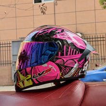 Load image into Gallery viewer, Full Face Racing Helmets Winter Warm Double Visor Motorcycle Helmet Motorbike Sports helmet LVS-701

