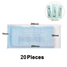 Load image into Gallery viewer, 20/15pcs Self-sealing Sterilization Pouches Bags Disposable Medical-grade Storage Bags Dental Makeup Piercing Tattoo Accessories
