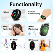 Load image into Gallery viewer, H9 New Smart Watch 2.01 Inch HD Display Answer Make Call Message Preview Sport Modes DIY Dial Weather Forecast For Men Women
